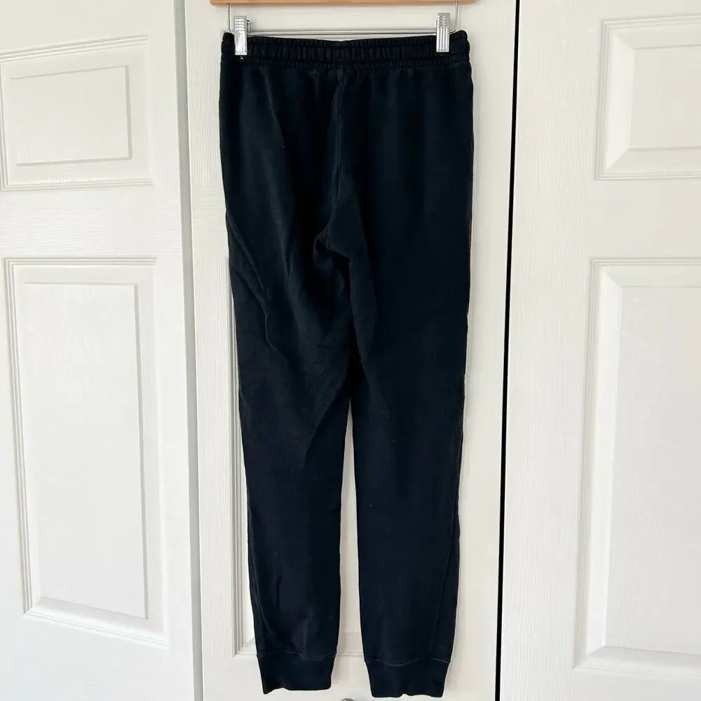 Nike Women’s NSW Club Fleece Joggers Black Size XS Drawstring Waist Sweatpants